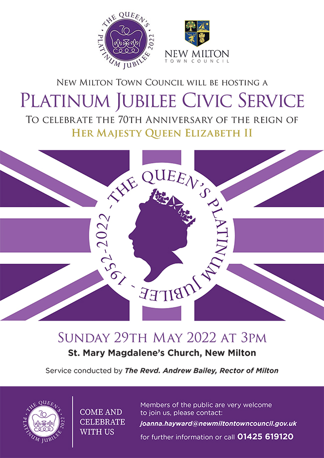 Platinum Jubilee Civic Service - New Milton