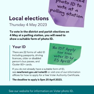 Local Elections Thursday 4 May 2023