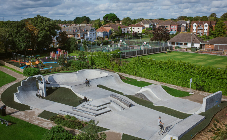good aerial of skatepark and courts beyond Introducing the Youth Services Coordinator