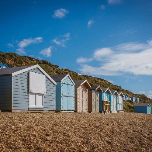 Barton on Sea beach huts