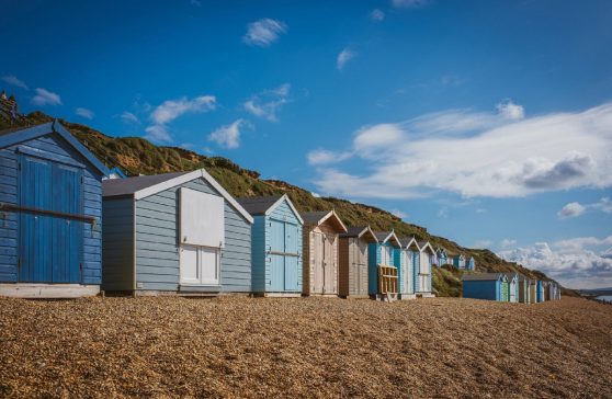 Barton on Sea beach huts