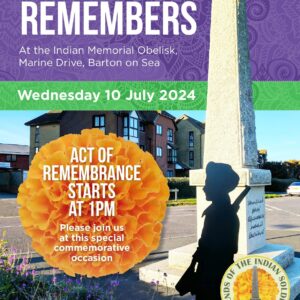 Annual Commemoration at the Indian Memorial