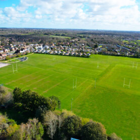 Drone view of Ashley Recreation Ground