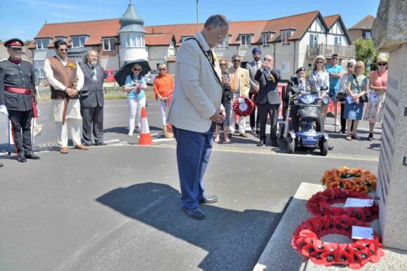 New Milton Remembers at the Indian Memorial