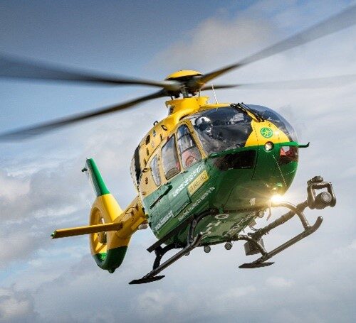 Image of skyborne helicopter Hampshire and Isle of Wight Air Ambulance
