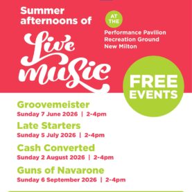 New Milton Summer Afternoons of Live Music