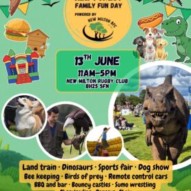 Poster for New Forest Family Fun Day on 13 June 2026