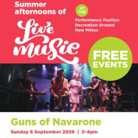 Summer Afternoons of Live Music with Guns of Navarone