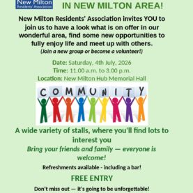 New Milton something for everyone event