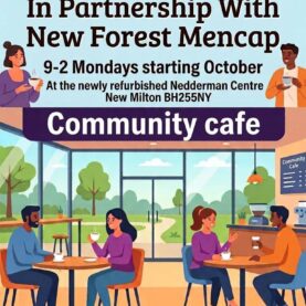 Poster Community Cafe at Nedderman Centre