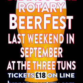 Bransgore rotary beer fest september