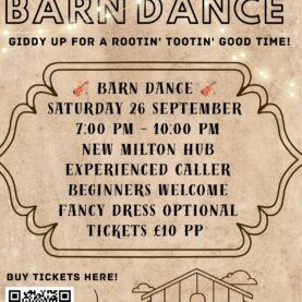 New Milton Hub Barn Dance 26 September 2026